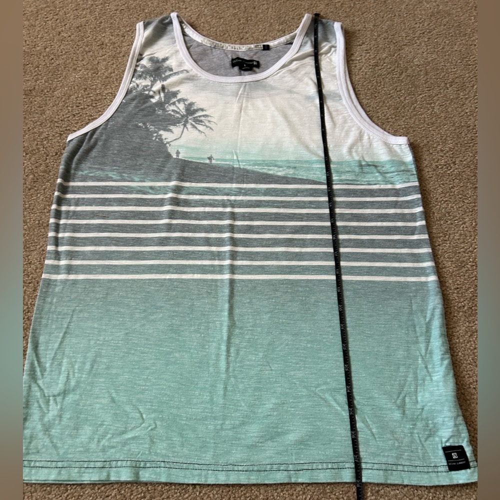 Lot of 2 Tropical Tank Tops, Ocean Curren🌴🌴 🌿🌿& I Jeans - Picture 8 of 16